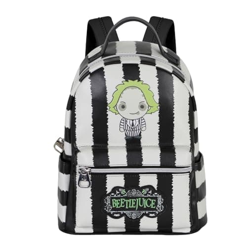 Detalle 2 de Bitelchús Beetlejuice Stripes-Mochila 8 L