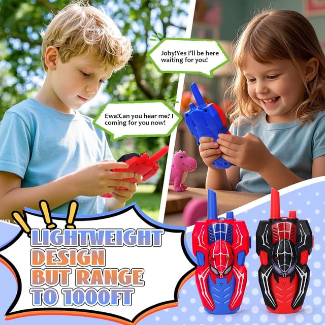 Thumbnail 4 de Kids Spider Walkie Talkies 2-way for Ages 3–6