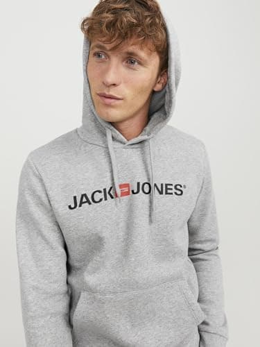 Thumbnail 7 de JACK & JONES Jjecorp Logo Sweat Hood: sudadera con capucha y bolsillo frontal para diario