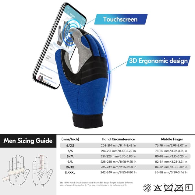 Thumbnail 5 de Vgo SL7621FLWP 0°C waterproof work gloves
