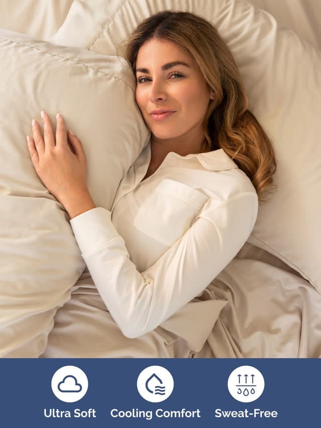 Detalle de CGK Unlimited Extra Deep Queen Sheet Set (6-Piece) – Breathable, Cooling Microfiber with Extra-Deep Pockets – Wheat