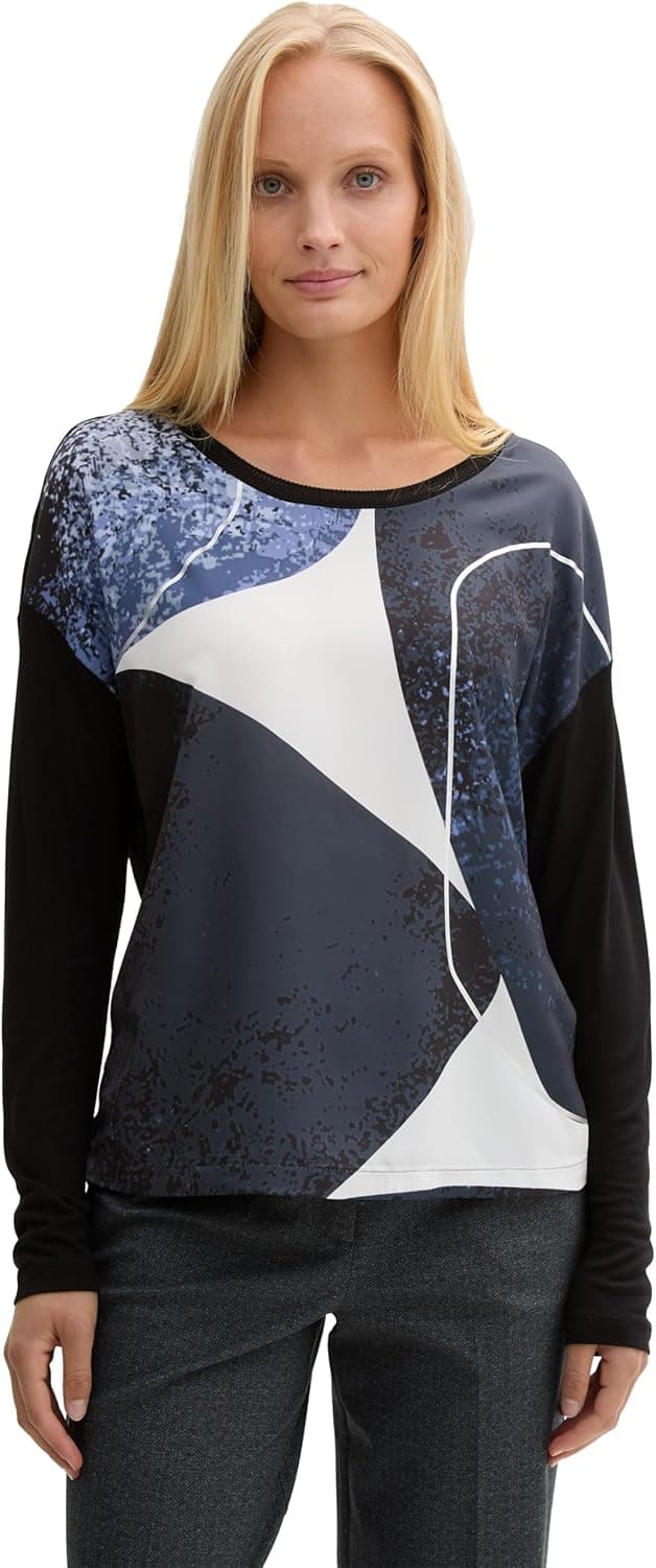 Detalle de TOM TAILOR 1044167 maglietta donna a maniche lunghe