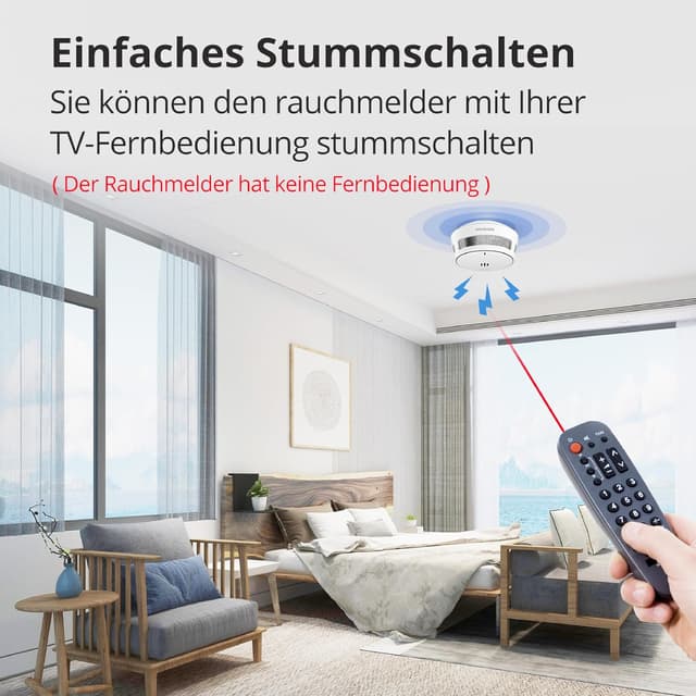 Thumbnail 4 de Rauchmelder 10 Jahre Batterie 5er-Set đź””