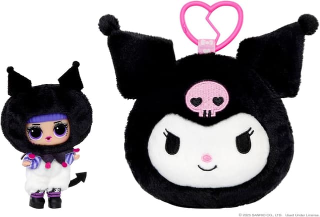 Detalle de L.O.L. Surprise Loves Hello Kitty plush reversibile