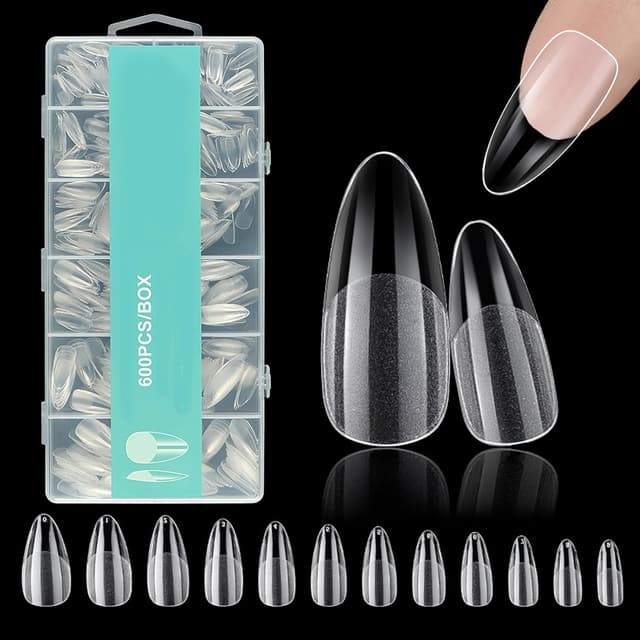 Detalle de Eupneicu Kit Uñas 12 tamaños 600 piezas