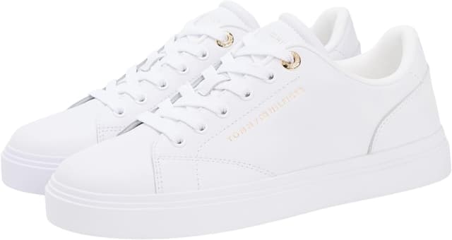 Detalle de Tommy Hilfiger TH Feminine Cupsole Leather (FW0FW09105) scarpa bassa da donna