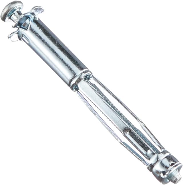 Detalle de Molly M14306-XJ Spreizdübel Metall M4 für Gipskarton, 10-teiliges Set (8 mm, grau)