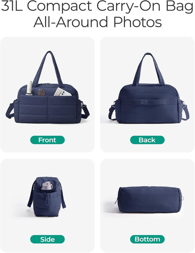 Detalle de bagsmart 31L Gym Bag with Wet Pocket