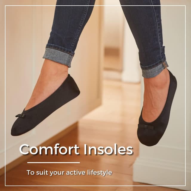 Detalle de isotoner Satin Ballerina Slippers, stretch fit