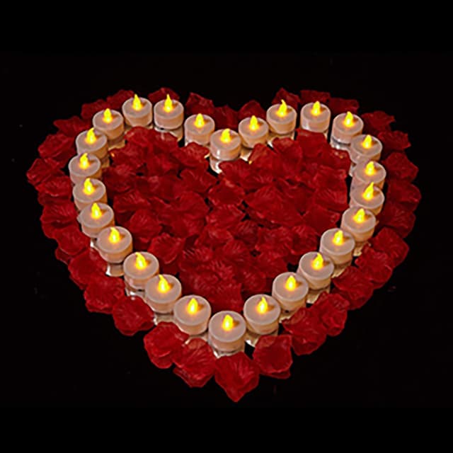 Detalle de Nancia LED Teelichter mit Fernbedienung und Timer (Warmgelb, 24er-Set)