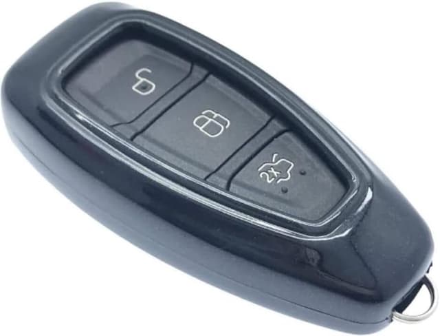 Detalle de Nordecco Key Case Cover for Ford Puma ST-Line X (2023-2024) and EcoSport (2013-2016) 3-Button Keyless Fob – Black mirror finish