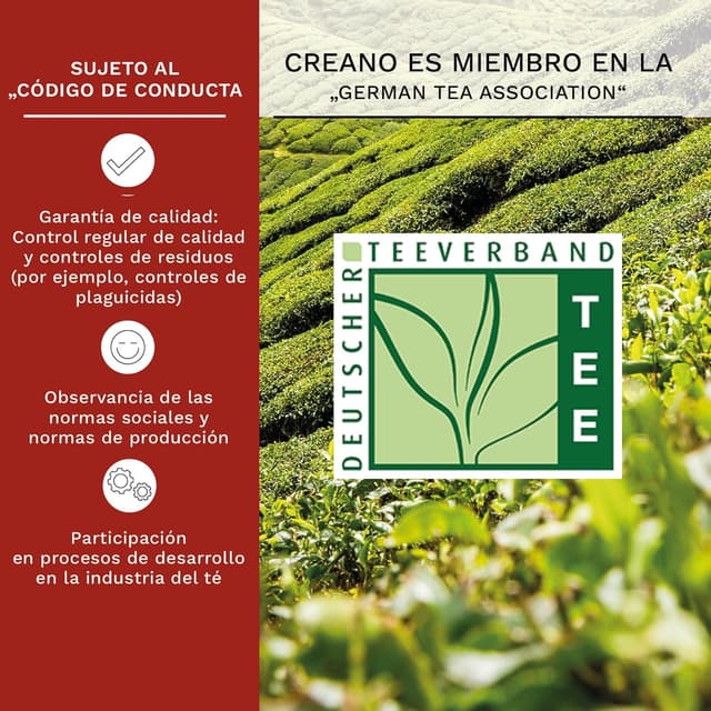 Detalle 1 de Creano Té Flores Blanco Pack con 36 Bolas 🍃