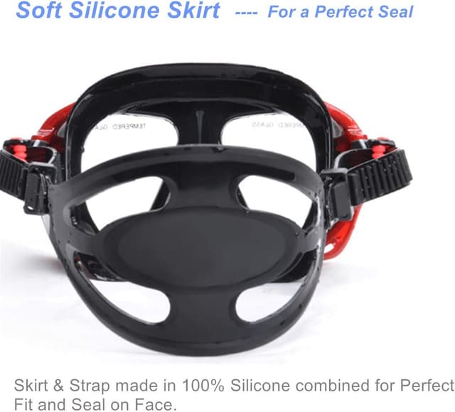 Thumbnail 6 de Snorkel Diving Mask Panoramic HD Swim Mask (180° wide-angle) with Anti-Fog Lenses and Tempered Glass