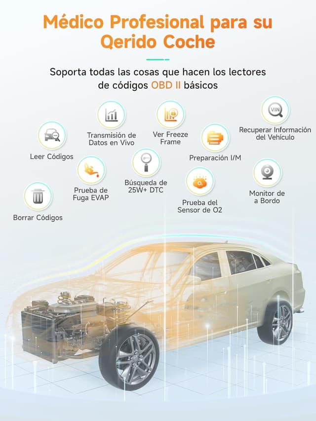 Thumbnail 1 de ANCEL AD410 Escáner OBD2 Multimarca 2,4