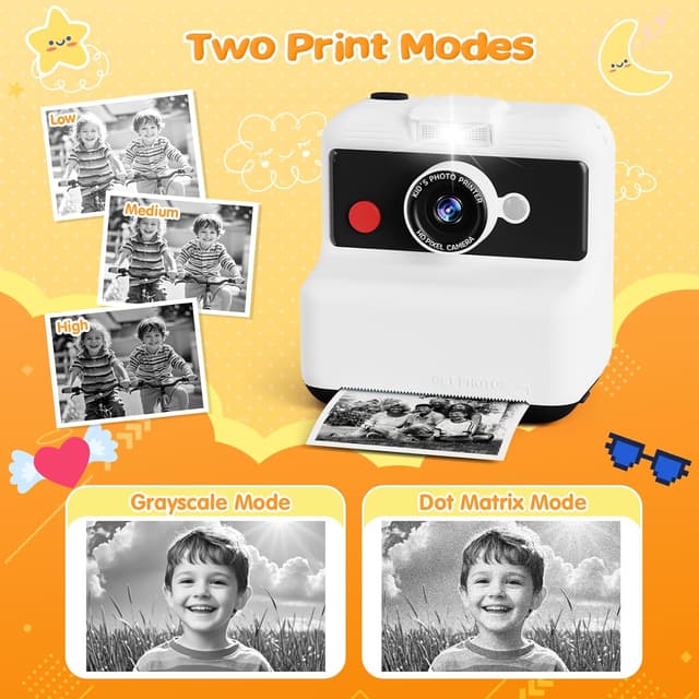 Detalle de CAMCLID Fotocamera Bambini istantanea 3 pollici