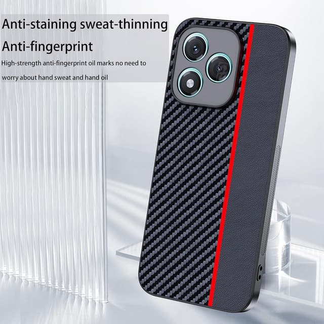 Detalle de FDHYFGDY Schutzhülle für Honor 400 Lite – Carbonfaser-Case wasserdicht & stoßfest