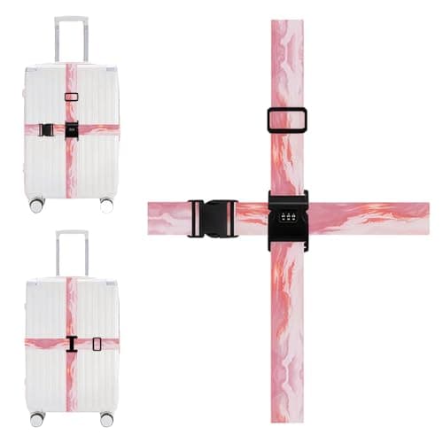 Imagen de Sangles pour valises, lot de 1, rose ⚙ en OfertitasTOP