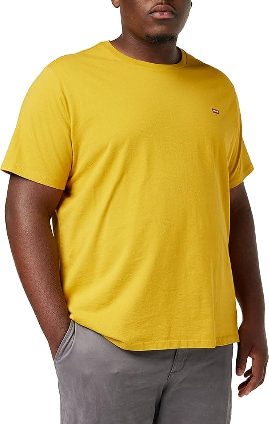 Detalle de Levi's Ss Original Housemark Tee Olive Night 🍃