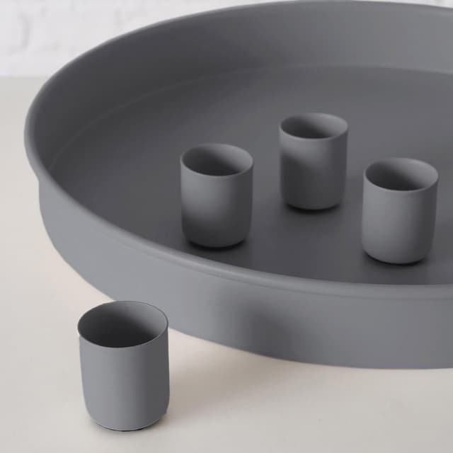 Detalle de Spetebo Plateau à bougie 25 cm rond 🕯