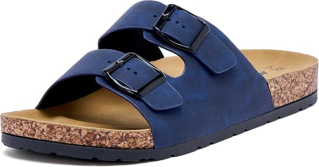 Detalle de JOMIX MCX250058 ciabatte da uomo estive con suola in sughero e plantare ammortizzato antiscivolo