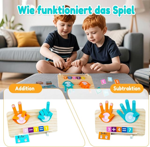 Detalle 2 de Montessori Lernspielzeug aus Holz ab 3 Jahren