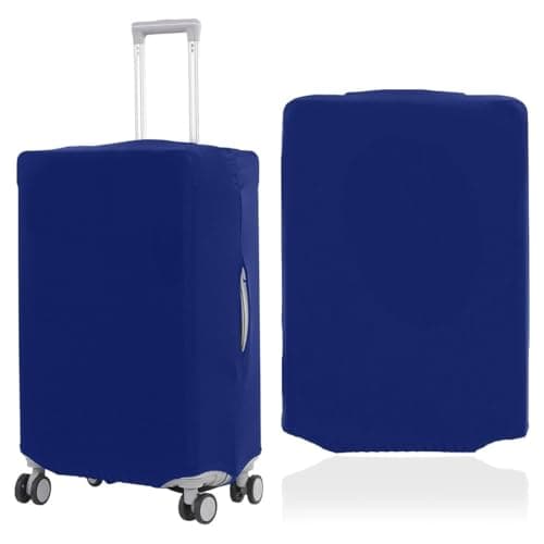 Detalle de COYUN funda elástica para maleta grande (18-21 pulgadas) azul, protección antipolvo y contra arañazos