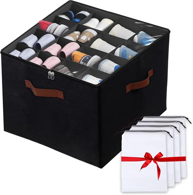 Imagen de SABN STORE Organizador Zapatos Armario 4 unidades en OfertitasTOP