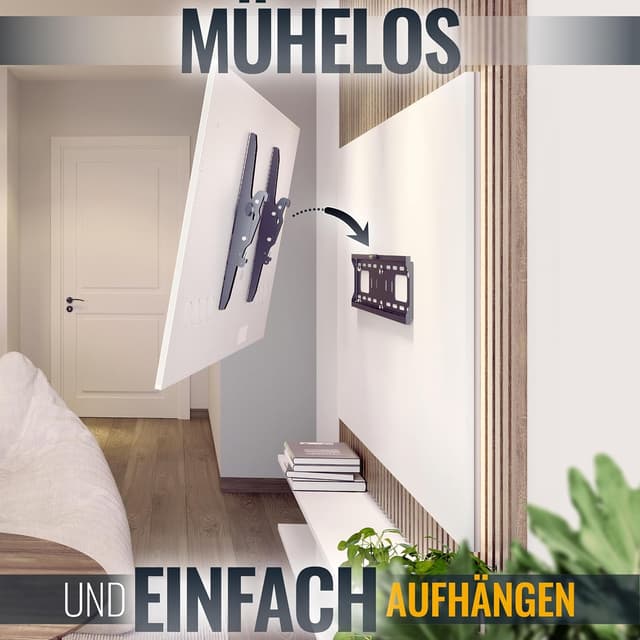 Detalle 2 de RICOO TV Wandhalterung für 40 bis 75 Zoll