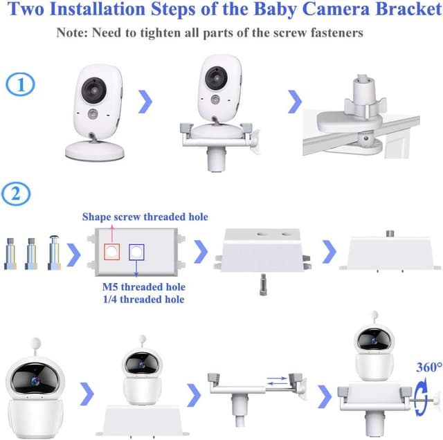 Detalle 2 de EYSAFT baby monitor clamp stand mount