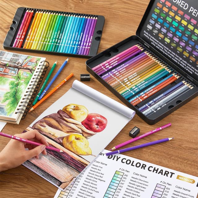 Thumbnail 5 de Shuttle Art Metallic Buntstifte 60 ✏