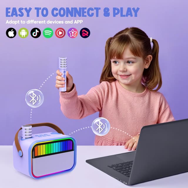 Thumbnail 6 de Karaoke portátil con 2 micrófonos 850 g