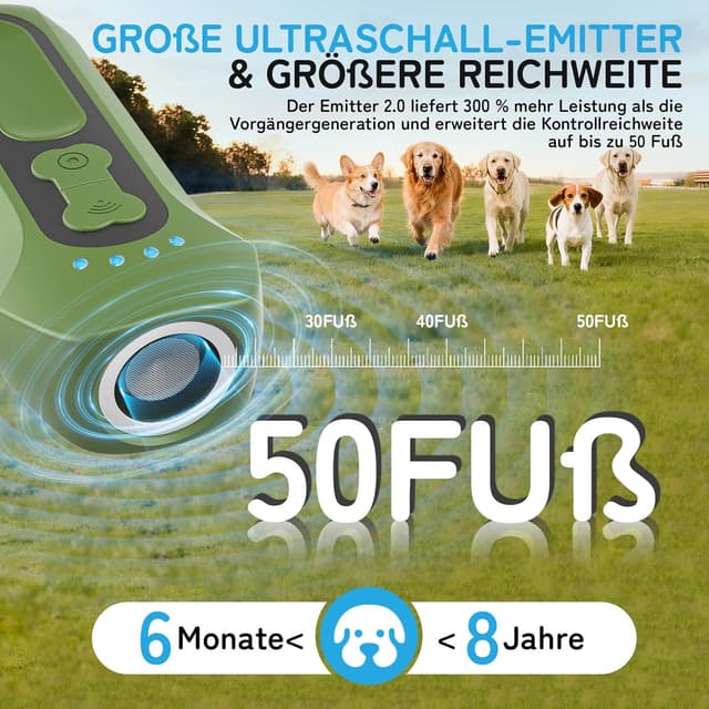 Thumbnail 4 de Holercoco Anti Bell Gerät Hunde 50 Fuß Reichweite