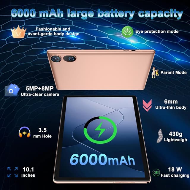 Thumbnail 6 de YESTEL D3 Tablet 10.1 Inch 30GB RAM