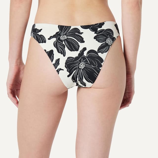 Detalle de Amazon Essentials Women’s High-Leg Swim Bikini Bottom (High-cut, quick-dry swim stretch)