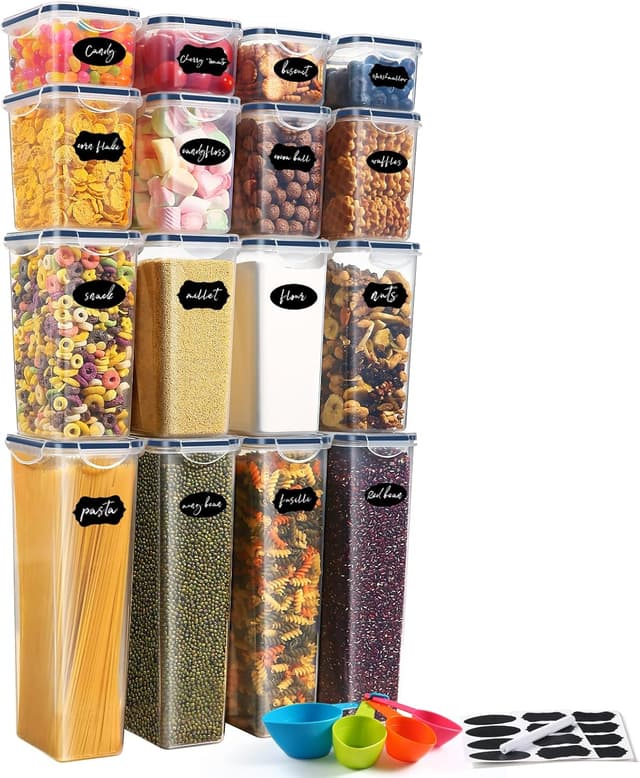 Detalle de YASHE Contenitori Ermetici 16 pezzi