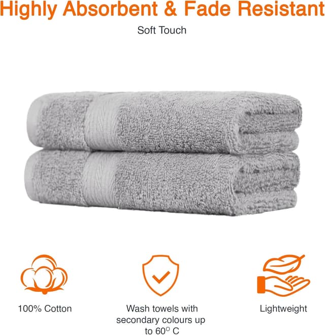 Thumbnail 5 de Amazon Basics Towel Set 50x100 cm, 2-Pack