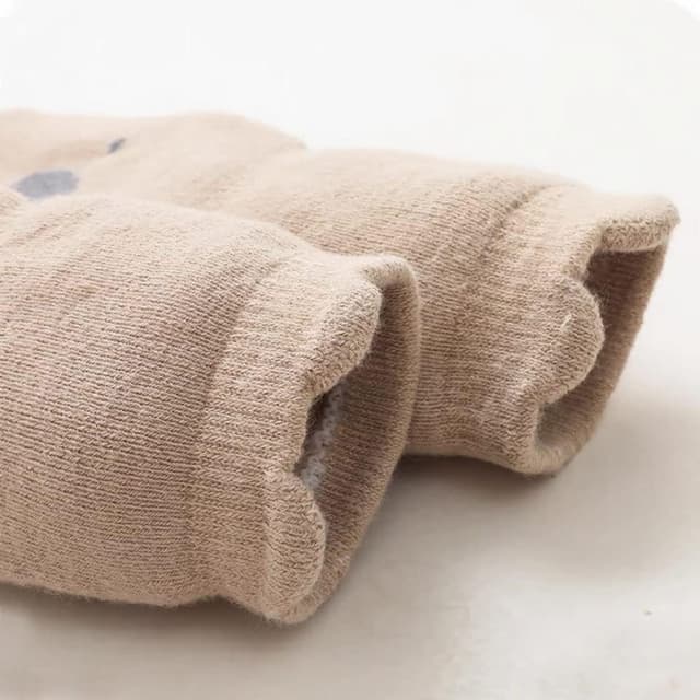Detalle de FedMois 5 Pairs Baby & Kids Cozy Warm Winter Socks with Anti-slip Grips