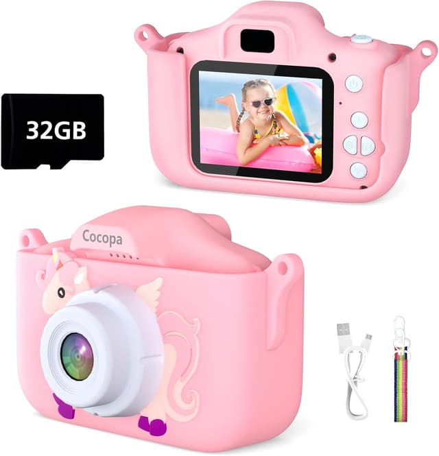 Imagen de Cocopa Kids Camera 1080P with 32GB SD en OfertitasTOP