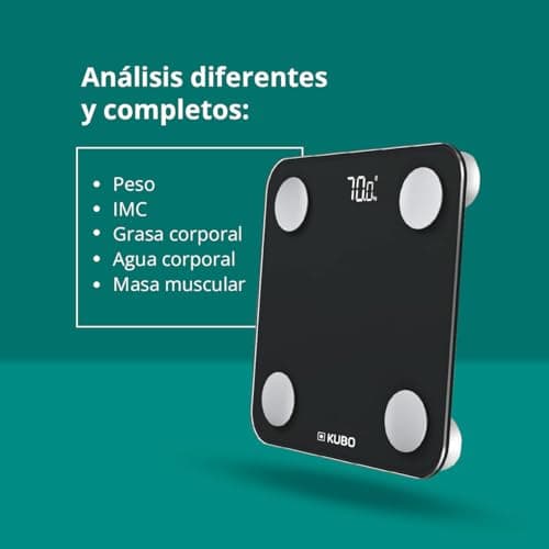 Thumbnail 3 de Kubo Báscula Inteligente: 13 Análisis, Registro 10 Usuarios 📊