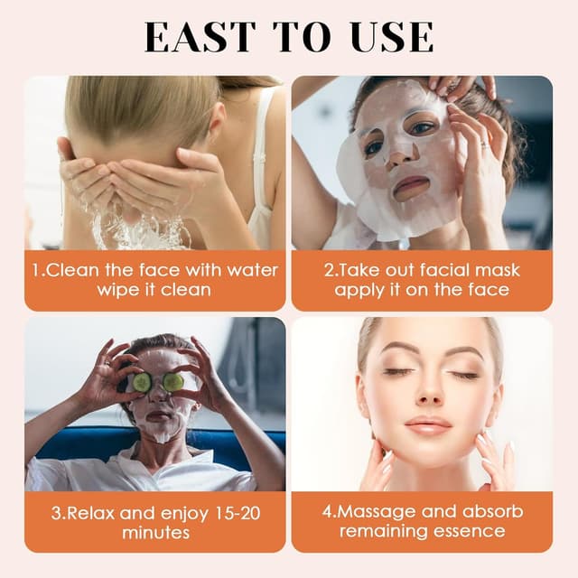 Thumbnail 4 de CharmChic 12 masques visage hydratants