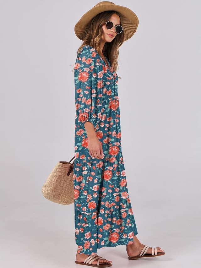 Detalle 2 de ANRABESS 2026 Boho Maxi Dress S‑XXL