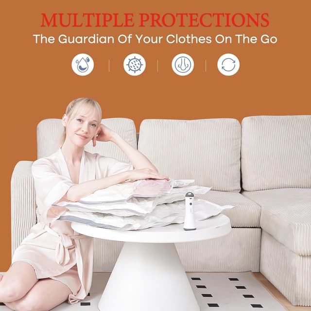 Detalle 2 de Vacbird Vacuum Seal Bags 20 Pack, 4000Pa