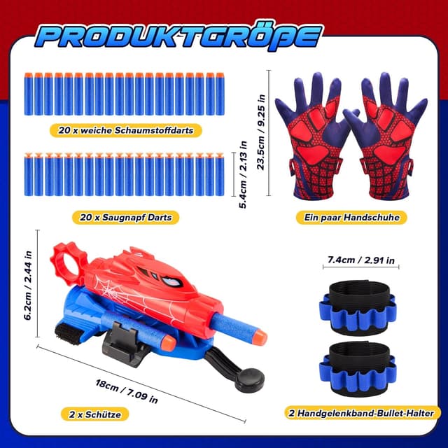 Thumbnail 4 de Spid-er Launcher 2er Set Spielzeug 40 Darts
