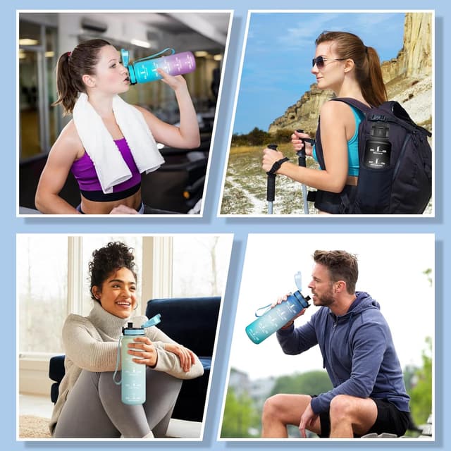 Thumbnail 6 de Mulbijeo Botella 1000ML con lema motivacional