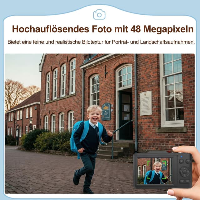 Thumbnail 1 de Digitalkamera 48MP mit 32GB Speicherkarte