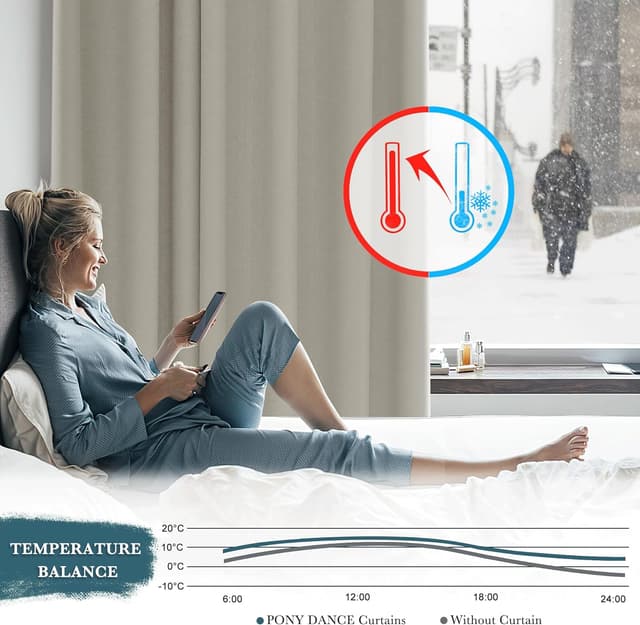 Thumbnail 2 de PONY DANCE Pencil Pleat Curtains 52 x 72 cm 🪟