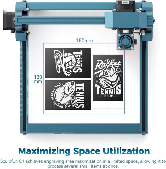 Thumbnail 1 de SCULPFUN C1 Mini 3W grabador láser