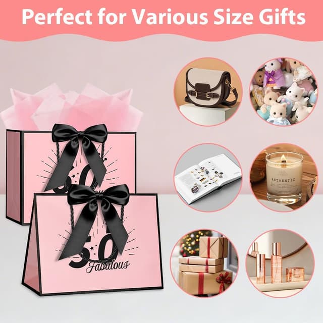 Thumbnail 3 de AOOSU Geschenktüte Geburtstag mit 32×22×10 cm