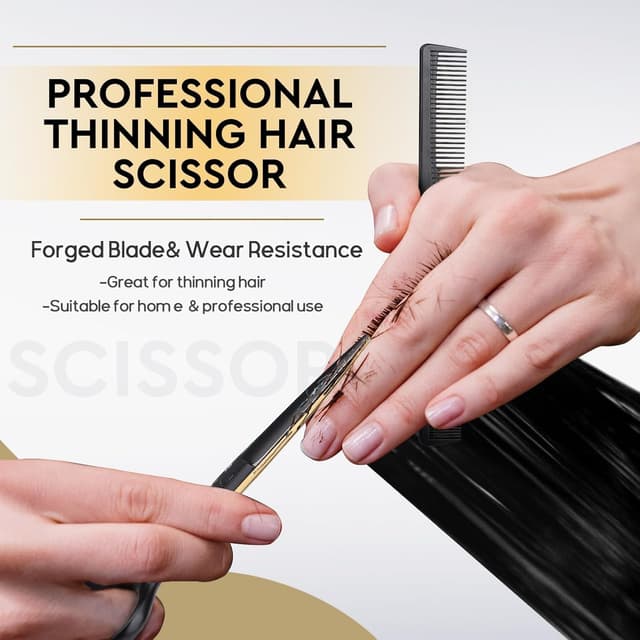 Detalle 2 de JASON Friseurscheren Profi Haarschneideschere 6.5