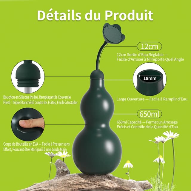 Thumbnail 4 de BKSAI Arrosoir 650 ml pour plantes 🌱